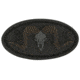 Maxpedition Ram Skull Morale Patch,1.9x1.0in,Stealth RAMSX