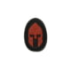 Maxpedition Spartan Hi Relief Micro Morale Patch, Red, 0.625in x 0.875in, SHIMR