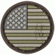 Maxpedition USA Flag Micro Patch,0.98x0.98in,Arid USMRA