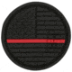 Maxpedition USA Flag Micro Patch,0.98x0.98in,Firefighter USMRF