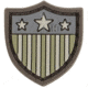 Maxpedition USA Shield Micro Patch,0.8x0.9in,Arid USSDA