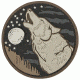 Maxpedition Wolf Morale Patch,2.4x2.4in,Arid WOLFA