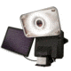 MAXSA Solar-Powered LED Security Floodlight -, Black 44641