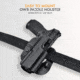 Maxtor Tactical Taurus OWB Paddle Holster, GX4, Right, Black, PADDLE-BK-GX4
