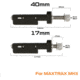 Maxtrax Mounting Pin Set MKII/X-Series-17, Black, MTXMPSX17