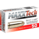 MAXXTECH 9mm 115 Grain Full Metal Jacket Pistol Ammo, 50 Rounds, PTGB9MMB