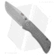 McNees Knives MAC2 Automatic Folding Knife, 3.00in, CPM MagnaCut, Drop Point Blade, Titanium, Gray Handle, Frag Atomic Stonewash, Gray/Gray, 6.65 inch, BHQ-185566