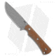 McNees Knives Ridge Runner Fixed Blade Knife, 3.70in, CPM 3V, Drop Point Blade, Micarta, Brown Handle, Brown/Gray, 8.20 inch, BHQ-205849