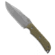 Mcnees McNees Knives Agent Fixed Blade Knife Green Micarta 4.25" Stonewash, Green, CPM 3V, adult, BHQ-235990