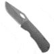 Mcnees McNees Knives Dixon Frame Lock Knife Stonewashed Shockwave Titanium 3.75" SW, Gray, CPM MagnaCut, adult, BHQ-235963