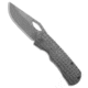 Mcnees McNees Knives Little Dixon Frame Lock Knife Fragged Atomic SW Ti 3.5" SW, Gray, CPM MagnaCut, adult, BHQ-235970