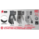MCR Safety 13ga Hppt/fiberglass Shell, Pu Dip - 92752PUXXL