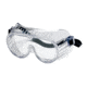 MCR Safety 22 Series Safety Goggles, UV-AF Anti-Fog Coating, Adjustable Rubber Strap, Perforated Frame Direct vent Design, Clear Lens, One Size, 2225R