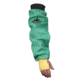 MCR Safety 23in Sleeve with Elastic Wrist, Limited Flammability, 100% Treated 9 oz. Cotton, DuPont Kevlar Thumb Slot and Wrist, Green, One Size, 39423K