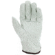 MCR Safety 3201INL Leather Drivers Work Gloves, Select Grade Unlined Grain Cow Leather, Straight Thumb, Beige, Large, 3201INL