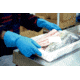 MCR Safety 5190B Long Canners Latex Gloves, 18 mil Thickness, 12in Length, Unlined Industry Standard Grade, Blue, Large, 5190B