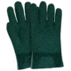 MCR Safety 6421 PVC Coated Work Gloves, Double Dipped with Sandy PVC, Soft Jersey Lining, Hunter Green, Large, 6421