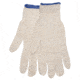 MCR Safety 9635M String Knit Work Gloves, 7 Gauge Regular Weight, Natural 60% Cotton 40% Polyester, Hemmed Cuff, Natural, Medium, 9635M