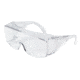 MCR Safety 98 Series XL Safety Glasses, Uncoated Lens, Larger Design for Over the Glass Use, 12 Pair Boxed, Clear, One Size, 9800XLB
