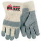MCR Safety Big Jake Premium A+ Side Leather Palm Work Gloves, Sewn with DuPont Kevlar, 2 3/4in Safety Cuff, Gray, XX - Large, 1700XXL