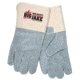 MCR Safety Big Jake Premium A+ Side Leather Palm Work Gloves w/4.5 Inch Safety Cuff &amp; Full Leather Back - Men's, Extra Large, 1718