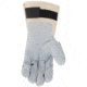 MCR Safety Big Jake Ultimate Protection Premium A+ Side Leather Palm Work Gloves, Gray, Large, 1760L