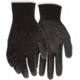MCR Safety 13 Gauge Black Polyester Work Gloves w/PU Palm &amp; Fingertips, Black, Medium, B96699M