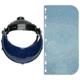 MCR Safety Blue Ratchet .040 Polycarbonate Face Shield, Blue, One Size, 103540