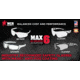 MCR Safety Checklite CL5 Series Safety Glasses, MAX6 Anti-Fog Lens, Removable Closed Cell Foam Gasket, Earplug Retaining Technology, Temples Hold Earplug Cord in Place, Clear, One Size, CL510PF