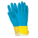 MCR Safety Chem-Tech Neoprene over Latex Gloves, 20 mil Thickness, 12in Length, Blue/Yellow, X - Large, 5410XLE