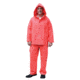 MCR Safety Classic Plus Series 3 Piece Waterproof Rain Suit, .35mm PVC/Poly, Corduroy Collar, Detachable Hood and Bib Pants, Orange, M, 2413M