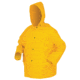 MCR Safety Classic Plus Series 3 Piece Waterproof Rain Suit, .35mm PVC/Poly, Corduroy Collar, Detachable Hood and Bib Pants, Yellow, M, 2403M
