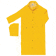 MCR Safety Classic Plus Series Waterproof Ankle Raincoat, .35mm PVC/Poly, Detachable Hood and Corduroy Collar, Yellow, S, 260CS