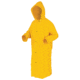 MCR Safety Classic Plus Series Waterproof Raincoat, .35mm PVC/Poly, Detachable Hood and Corduroy Collar, Yellow, S, 240CS