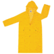 MCR Safety Classic Series Waterproof Raincoat, .35mm PVC/Poly, Detachable Hood, Yellow, 2X, 200CX2