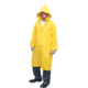 MCR Safety Classic Series Waterproof Raincoat, .35mm PVC/Poly, Detachable Hood, Yellow, 2X, 200CX2