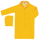 MCR Safety Classic Series Waterproof Raincoat, PVC/Poly, Detachable Hood, Yellow, L, 230CL