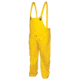 MCR Safety Commodore Series 3 Piece Waterproof Rain Suit, PVC/Non-Woven Poly/Nylon, Rain Jacket, Detachable Hood and Bib Pants, Yellow, L, 6003L