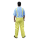 MCR Safety Concord Series Waterproof Rain Pants, .35mm Neoprene/Nylon, Bib Style Pant with Fly Front, Yellow, XL, 800BPXL