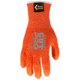 MCR Safety Cut Pro 13 Gauge Kevlar Shell Cut Resistant Work Gloves, PU Coated Palm and Fingertips, Orange, Small, 9178PUOS