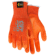 MCR Safety Cut Pro 13 Gauge Kevlar Shell Cut Resistant Work Gloves, PU Coated Palm and Fingertips, Orange, Small, 9178PUOS