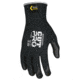 MCR Safety Cut Pro 13 Gauge Kevlar/Synthetic Shell Cut Resistant Work Gloves, Nitrile Foam Coated Palm and Fingertips, Black, Small, 9178NFS