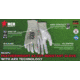 MCR Safety Cut Pro 18 Gauge ARX Aramid Shell Cut, Abrasion and Puncture Resistant Work Gloves, PU Coated Palm and Fingertips, Gray/Green, Medium, 9828PUM