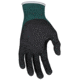 MCR Safety Cut Pro 18 Gauge Hypermax Shell Cut, Abrasion and Puncture Resistant Work Gloves, Nitrile Foam Coated Palm and Fingertips, Black/Green, Large, 96782L