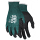 MCR Safety Cut Pro 18 Gauge Hypermax Shell Cut, Abrasion and Puncture Resistant Work Gloves, Nitrile Foam Coated Palm and Fingertips, Black/Green, Large, 96782L