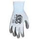 MCR Safety Cut Pro 18 Gauge Hypermax Shell Cut, Abrasion and Puncture Resistant Work Gloves, Nitrile Foam Coated Palm and Fingertips, Gray/Blue, X - Small, 92718NFXS