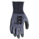 MCR Safety Cut Pro 18 Gauge Hypermax Shell Cut, Abrasion and Puncture Resistant Work Gloves, PU Coated Palm and Fingertips, Black/Blue, XX - Large, 92738PUXXL