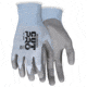 MCR Safety Cut Pro 18 Gauge Hypermax Shell Cut, Abrasion and Puncture Resistant Work Gloves, PU Coated Palm and Fingertips, Gray/Blue, XX - Large, 92718PUXXL