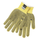 MCR Safety Cut Pro 7 Gauge DuPont Kevlar Shell Cut Resistant Work Gloves, PVC Dots on 2 Sides, Competitive Value Grade, Black/Yellow, X - Small, 9366XSE