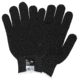 MCR Safety Cut Pro 7 Gauge DuPont Kevlar Shell Cut Resistant Work Gloves, PVC Dots on 2 Sides, Regular Weight, Brown/Black, Small, 9366BKS